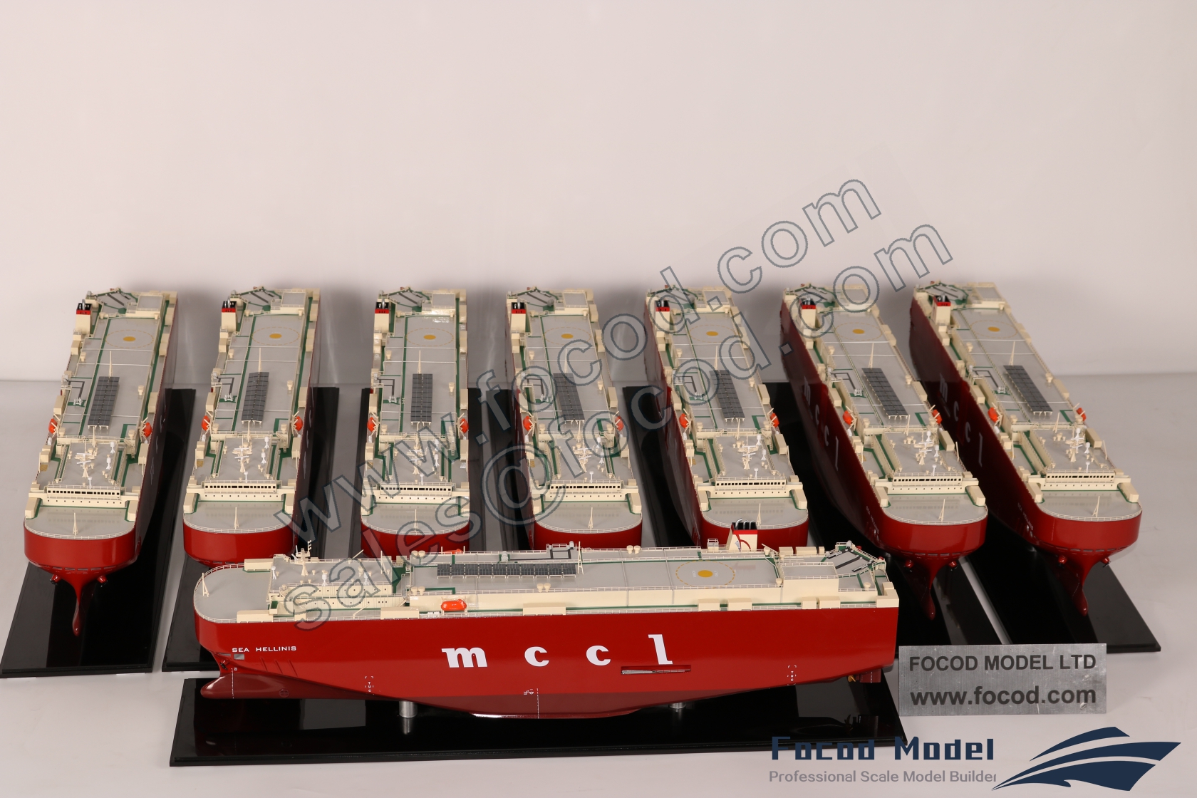 customized model of 180m Vehicles Carrier (RoRo ship)